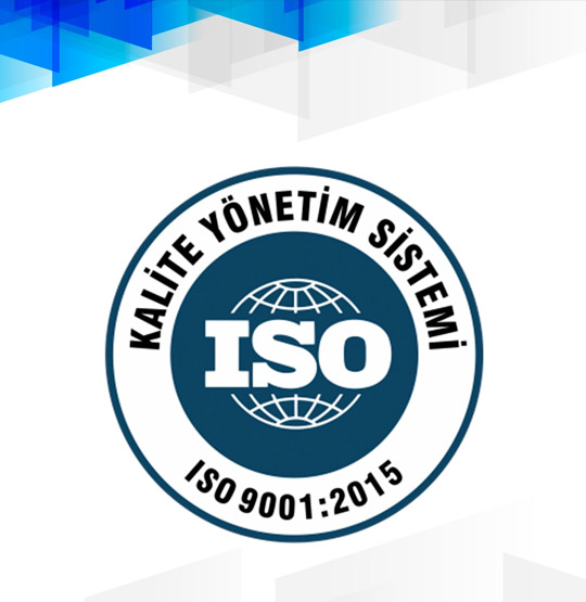  ISO 9001:2015 Kalite Yönetim Sistemi Belgesi