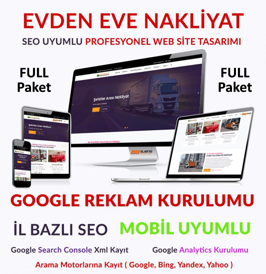 Nakliyat Web Sitesi Türkiye Geneli Profesyonel SEO